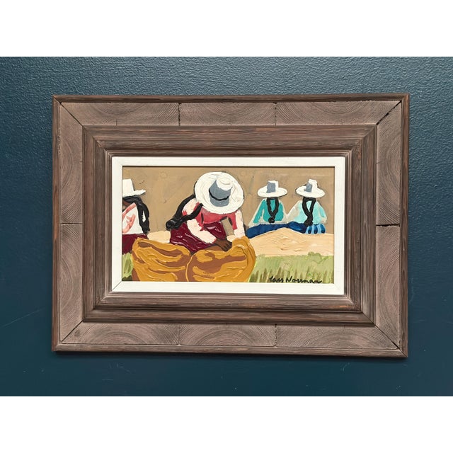 Lars Norman, Bolivia, 1960s, Oil on Panel, Framed For Sale - Image 16 of 18