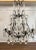 Early 20th Century French Louis XV Style Six Light Bronze or Brass Chandelier With Abundance of Cut Crystal Prisms For Sale - Image 6 of 12