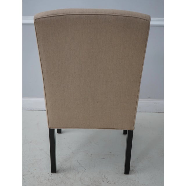 Crate & Barrel Pair Crate & Barrel Modern Upholstered Host Chairs For Sale - Image 4 of 13