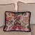 Early 21st Century Rectangular Flower Fantasy Velvet Cushion from Biosofa For Sale - Image 5 of 6