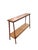 Vintage Stitched Leather and Oak Shelf by Jacques Adnet, 1950s For Sale - Image 12 of 15