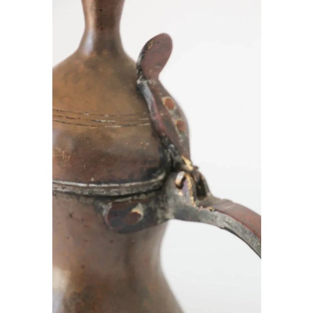 Middle Eastern Antique Dallah Arabic Coffee Pot For Sale - Image 4 of 12