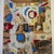 Contemporary original Stephen Heigh painting & collage. Measures 11x15 or approximately 12x16 framed. Check out my shop...