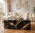Contemporary Marble Coffee Table in Nero Portoro Marble by Andrea Grasso For Sale - Image 3 of 7