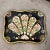 Black Vintage Chinoiserie Paper Mache Asian Tray Wall Hanging For Sale - Image 8 of 8