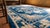 Textile 1800s Blue Navy Medallion Foo Dog Antique Chinese Ningxia Rug 4'10" X 6'9" Handknotted Wool Carpet For Sale - Image 7 of 8