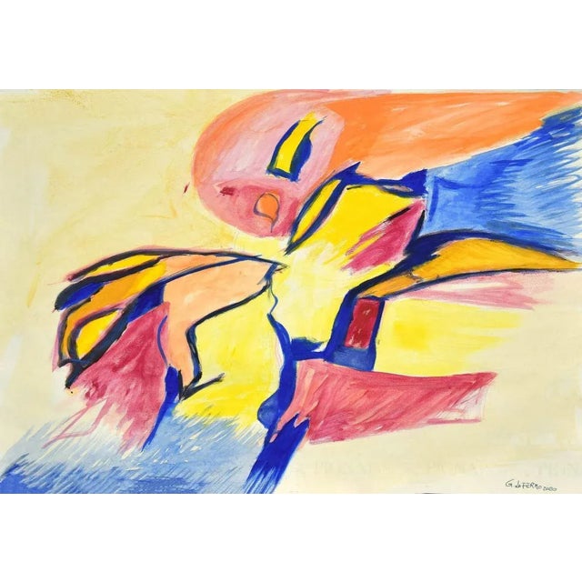 Geometrical Abstract Composition is an original contemporary artwork realized by the Italian artist Giorgio Lo Fermo...