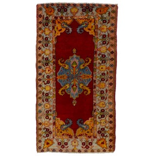 Mid-20th Century Turkish Oushak Rug For Sale