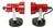 Red and Black Wall Lights, 1970s, Set of 2 For Sale