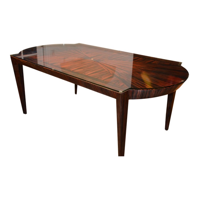 Dakota Jackson Custom Heraldic Dining Table | Chairish