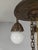 Brown Art Nouveau Pendant Light in Wrought Iron, France, 1900 For Sale - Image 8 of 11