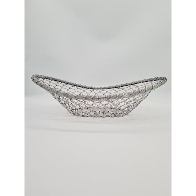 Modernist French Aluminum Fruit Basket, 1960s For Sale - Image 6 of 12