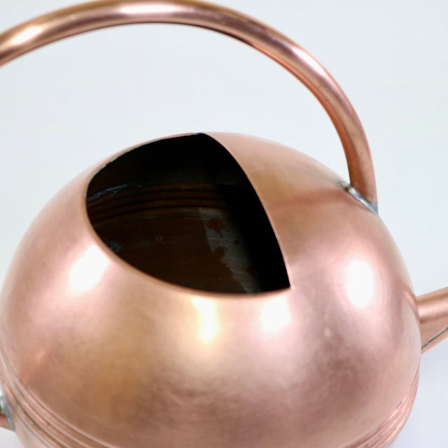 Vintage Round Long Spout Copper Watering Can by Smith and Hawken For Sale - Image 13 of 14