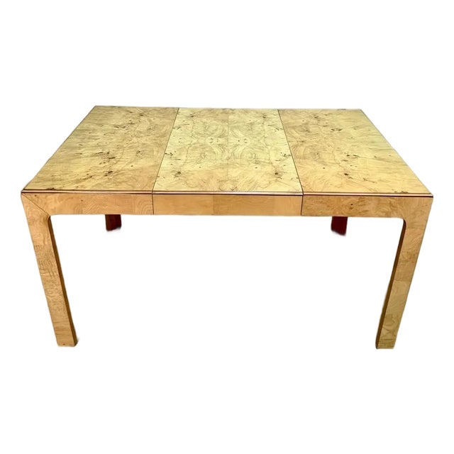 Mid 20th Century Henredon Scene Two Burl Dining Table For Sale