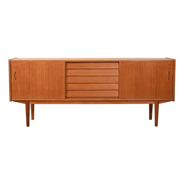 Trio Sideboard by Nils Jonsson for Troeds, 1960s For Sale