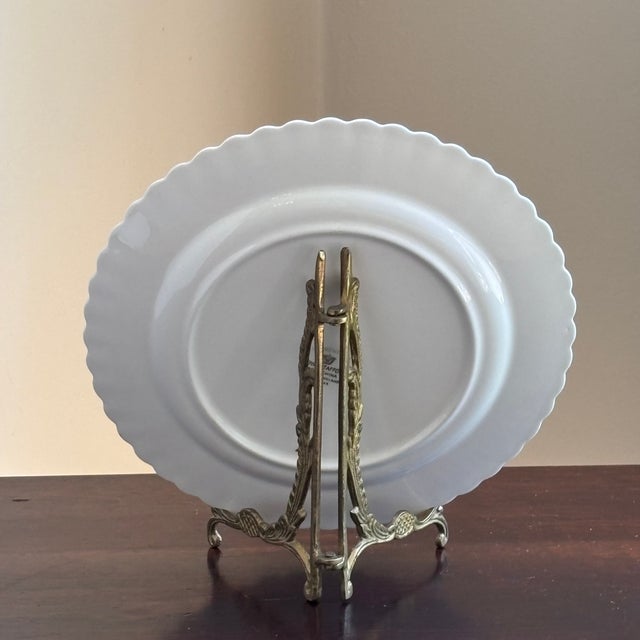 Vintage English Bone China Decorative Dessert Plate For Sale In Baltimore - Image 6 of 13