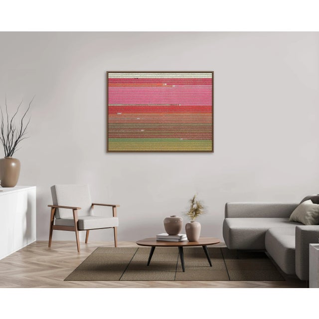 Contemporary "AV_Tulip_Fields_035" Contemporary Aerial View Limited Edition Photograph by Bernhard Lang For Sale - Image 3 of 10