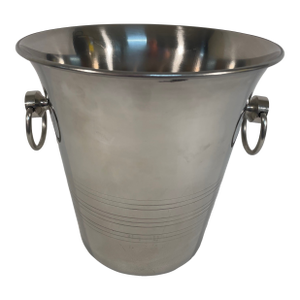 1970s Vintage French Champagne Bucket With Ring Handles