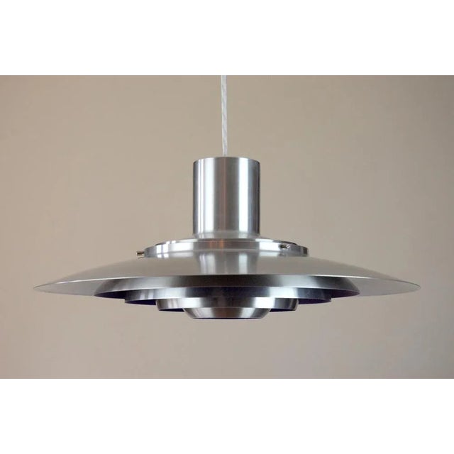 Mid-Century Modern Pendant Lamp by Preben Fabricius & Jørgen Kastholm for Nordisk Solar Compagni, Denmark, 1980s For Sale - Image 3 of 12