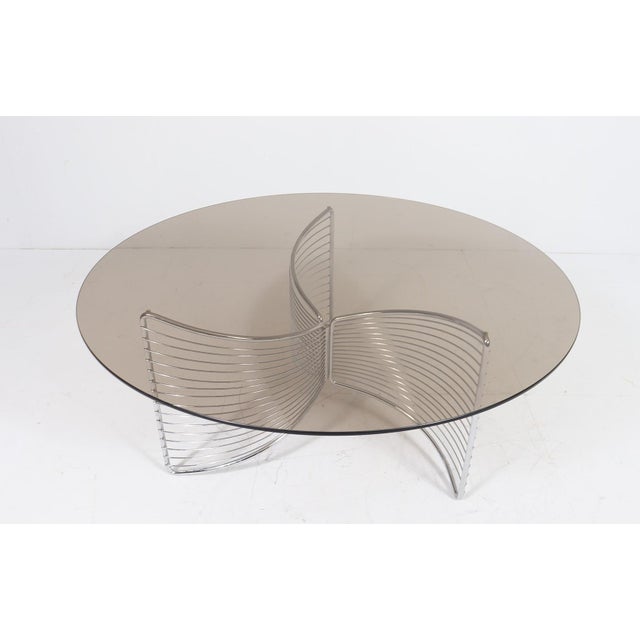 Space Age Coffee Table in Wire, Germany, 1970s For Sale - Image 9 of 15