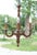 French Neoclassical Five-Light Carved Wood Chandelier with Aged Gold Finish, 1950 For Sale - Image 6 of 8
