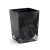 Modern Ducale Bath Accessories Waste Basket in Black/White For Sale - Image 3 of 3