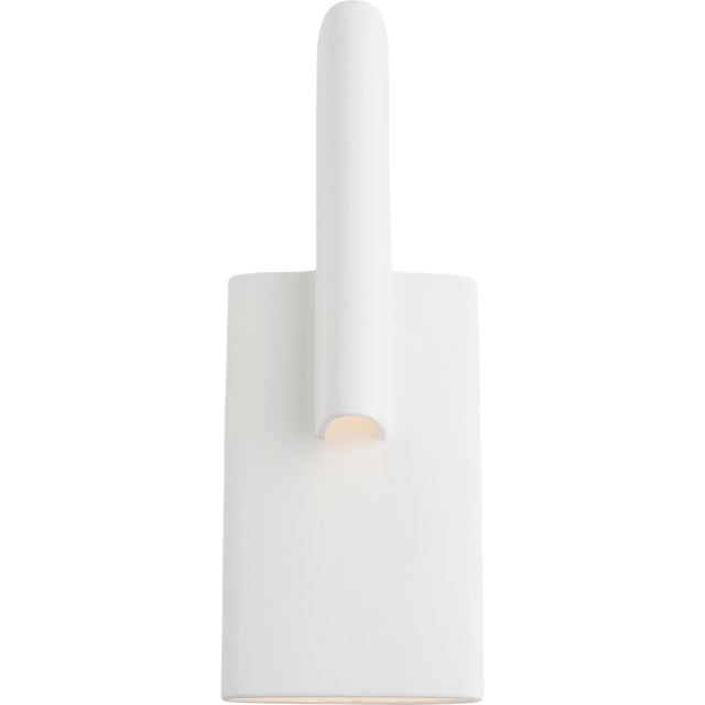 Modern Kelly Wearstler for Visual Comfort Signature Lotura 16" Intersecting Sconce in Museum White For Sale - Image 3 of 10