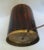 Metal 1970s Italian Tortoiseshell Glass and Brass Table Lamp For Sale - Image 7 of 8