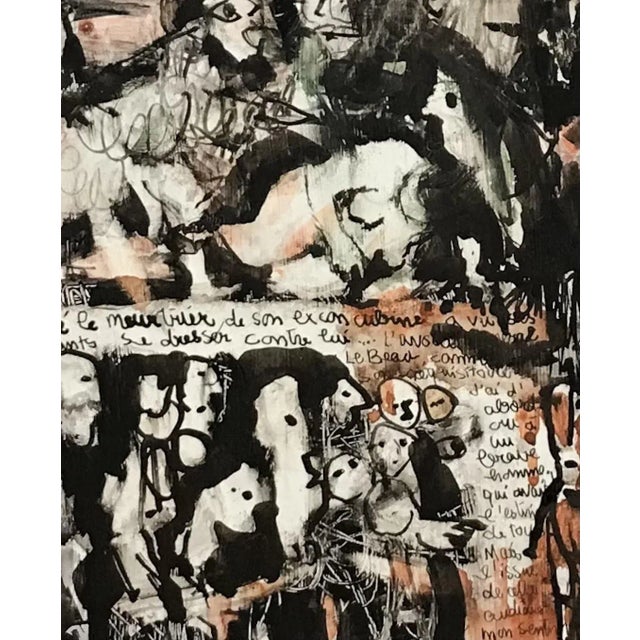 1970s Olga Reiwald, Colère assassine, 1977, Gouache on Paper For Sale - Image 5 of 7