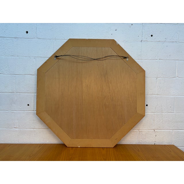 Vintage Bohemian Bamboo and Brass Dresser and Mirror Set For Sale - Image 16 of 17