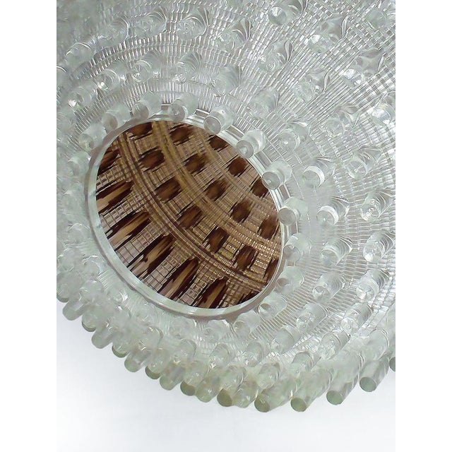 Vintage Space Age Sputnik 2-Tone Acrylic Glass Pendant, 1960s For Sale - Image 6 of 13