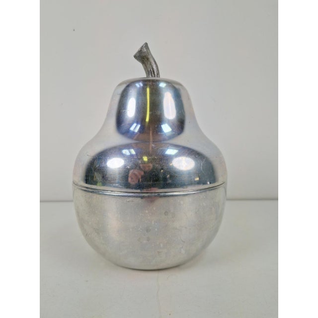 Sculptural Pear Shaped Ice Bucket, Italy, 1960 Measurements: W 19 cm x D 19 cm x H 28.5 cm Condition: Very good