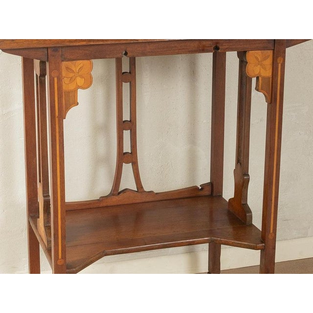 Glass Art Nouveau Display Cabinet, 1900s For Sale - Image 7 of 8