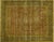 Shabby Chic No Pile Persian Rust/Blue Wool Rug - 9'9'' X 12'8'' For Sale - Image 9 of 10