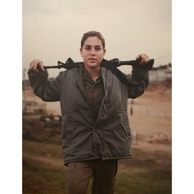 Ashkan Sahihi, WOMEN OF THE IDF Large color Photograph LITAL For Sale