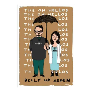 2016 American Concert Poster, the Oh Hellos, Scrojo (Belly Up)