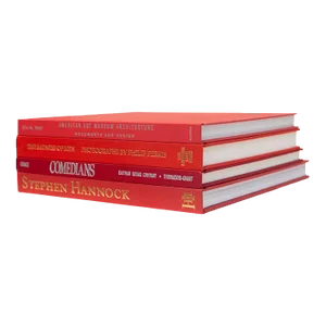 Decorative Books - Orchard Coffee Table Stack - 4 Red Books