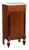 Antique Mahogany Bedside Table with Marble Top, Italy, 19th Century For Sale