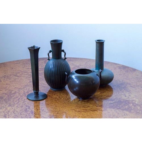 Bronze Vase Model 121 from GAB For Sale - Image 10 of 11