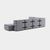 Contemporary Large Flexible Corner Sofa from Ambivalenz, Set of 12 For Sale - Image 3 of 5