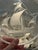 Transparent Vintage Lalique France Crystal Sailing Ship Plates, Set of 3 For Sale - Image 8 of 10