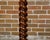 Early 20th Century English Turn of the Century Walnut Barley Twist Floor Lamp with Two Lights For Sale In Atlanta - Image 6 of 9