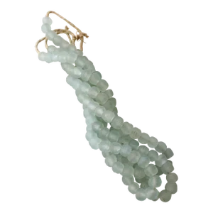Sea Glass Celadon Bead Strand