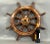 Nautical Eight Spoke Ships Wheel with Solid Brass For Sale - Image 3 of 7
