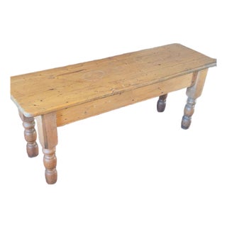 Antique French Pine Coffee Table For Sale