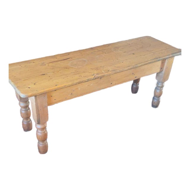 Antique French Pine Coffee Table For Sale