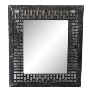 1950's Cast Iron Stove Mirror