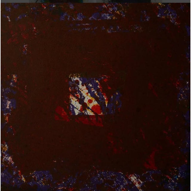 “Paradise of Ash” Sam Francis (American 1923-1994) Framed Diptych For Sale - Image 12 of 12
