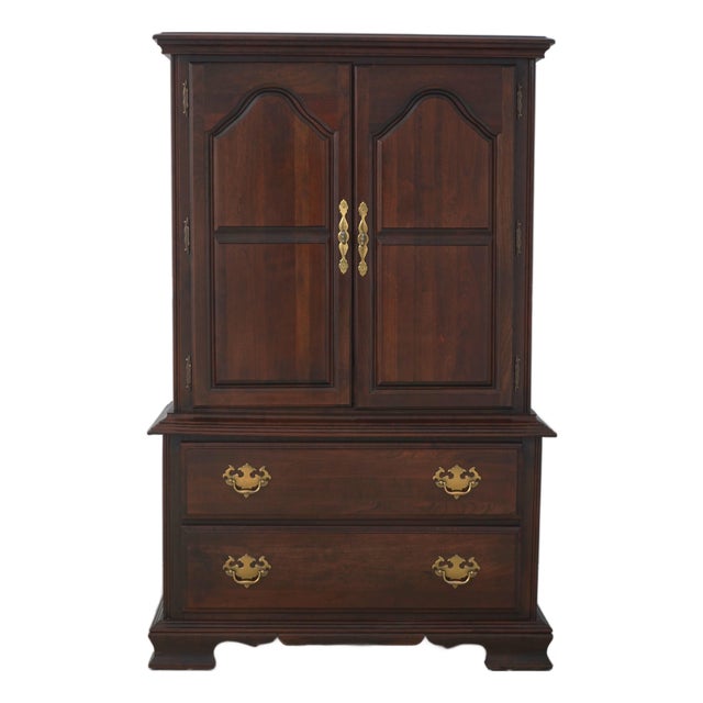 Kincaid Cherry Bedroom Armoire Chifferobe Chest For Sale
