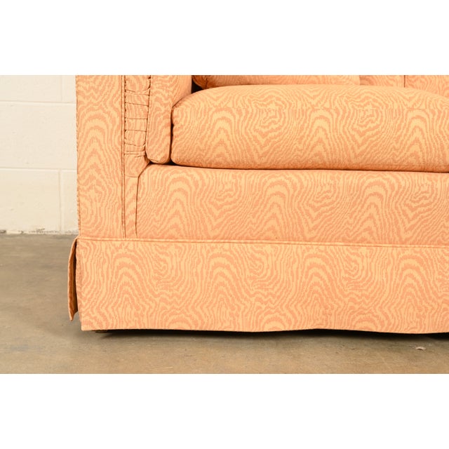 Baker Furniture English Traditional Custom Upholstered Roll Arm Sofa For Sale - Image 10 of 15